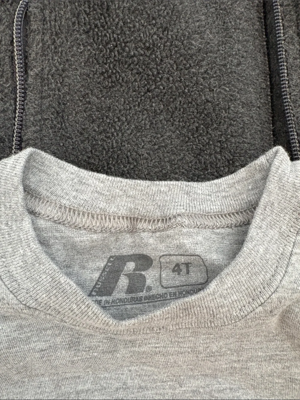 Alabama Rookie Gray Kids T‑Shirt, Grey Columbia Fleece